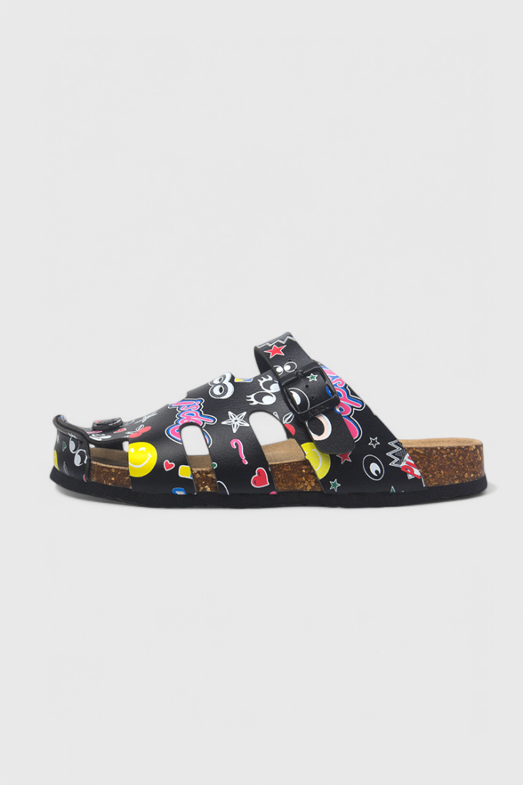 Anna | Zuecos Isolde con Hebilla de Corcho