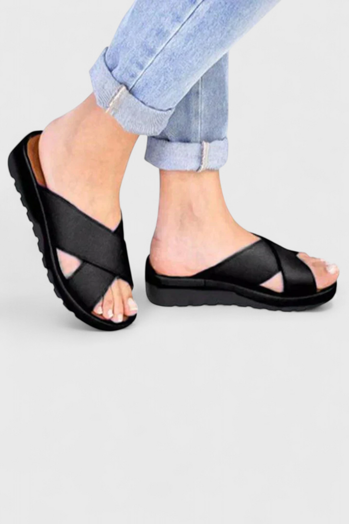 Annelym | Sandalias Ortopédicas con Cuña para Exterior