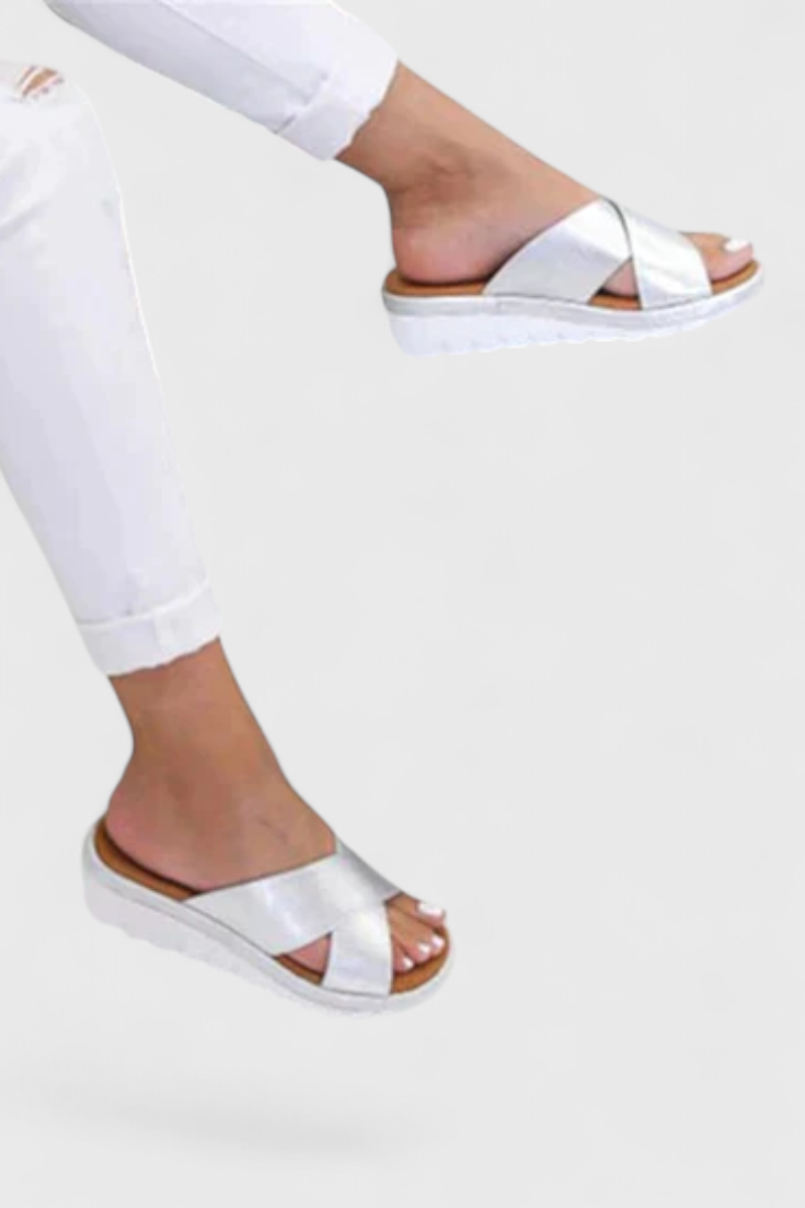 Annelym | Sandalias Ortopédicas con Cuña para Exterior