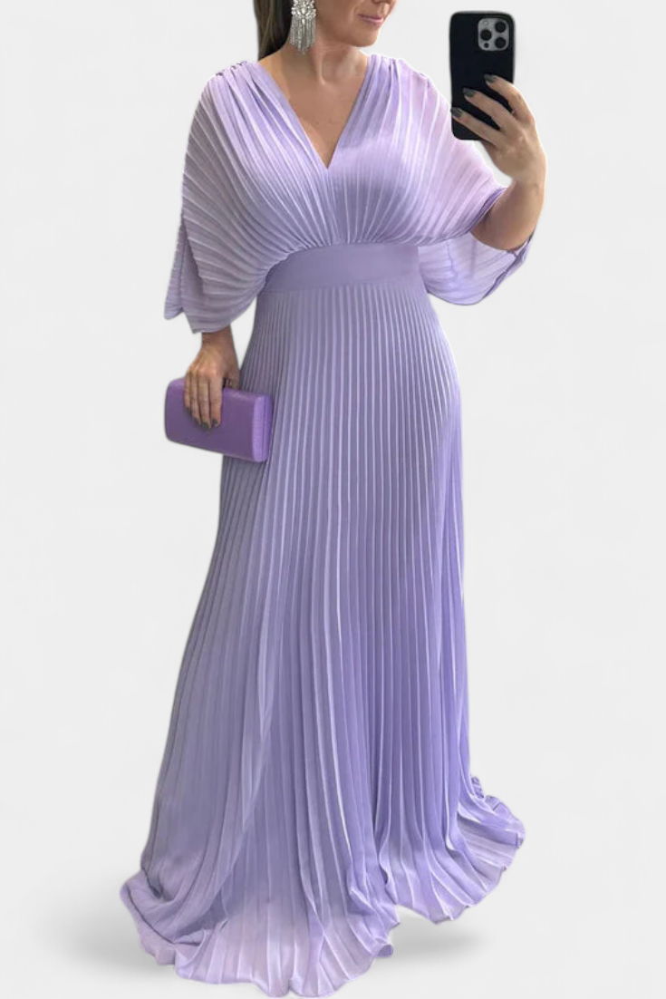 Odele | Vestido Plisado Fluido y Favorecedor