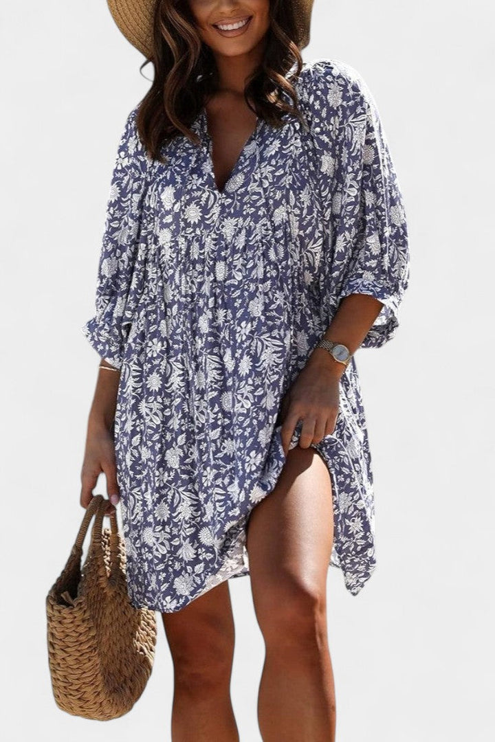 Daniela | Vestido Mini Boho Floral