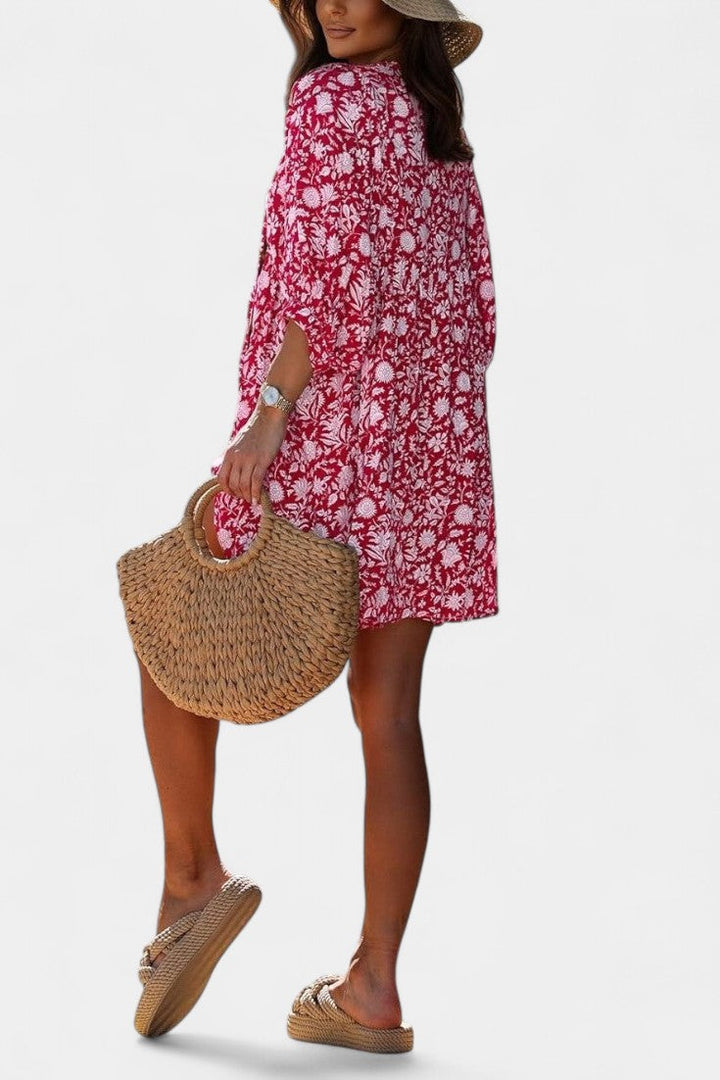 Daniela | Vestido Mini Boho Floral