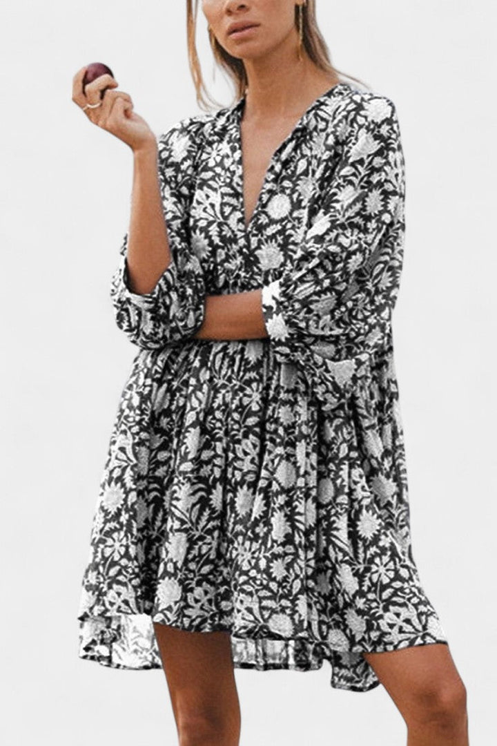 Daniela | Vestido Mini Boho Floral