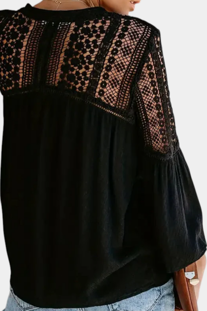 Spice | Blusa de Encaje Sunwoven