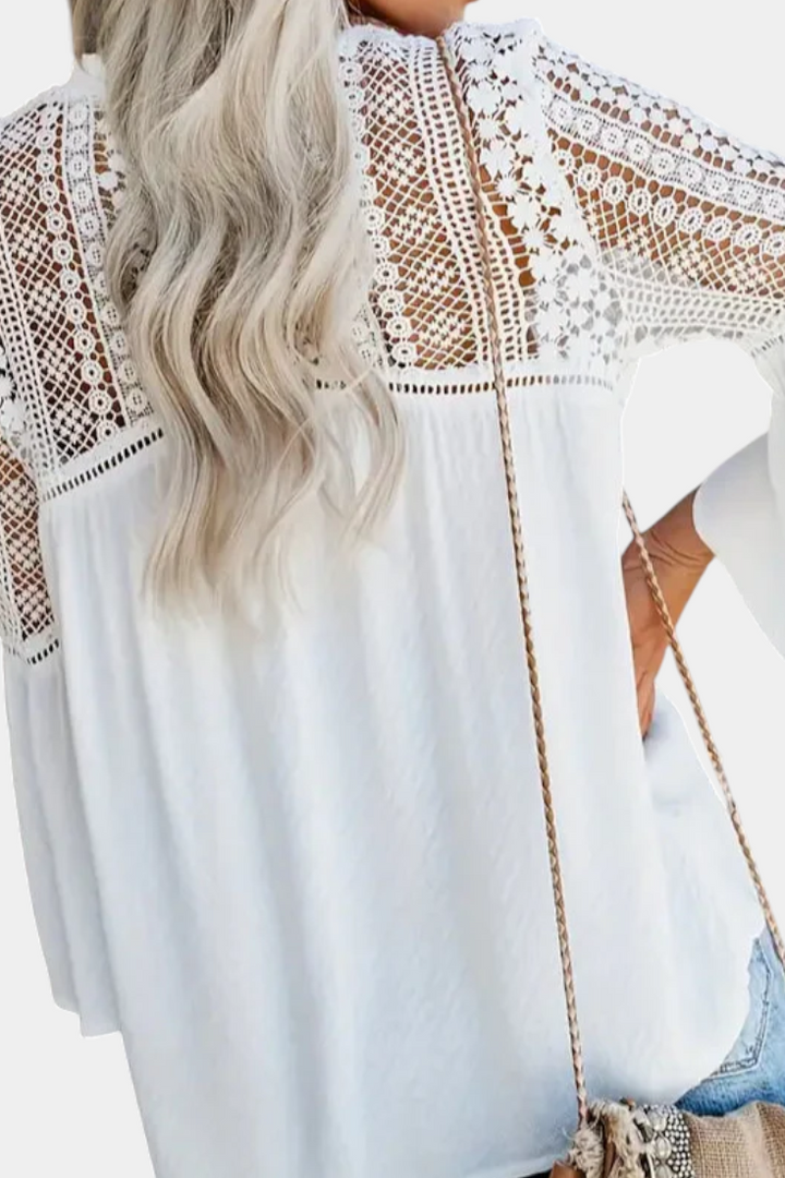 Spice | Blusa de Encaje Sunwoven