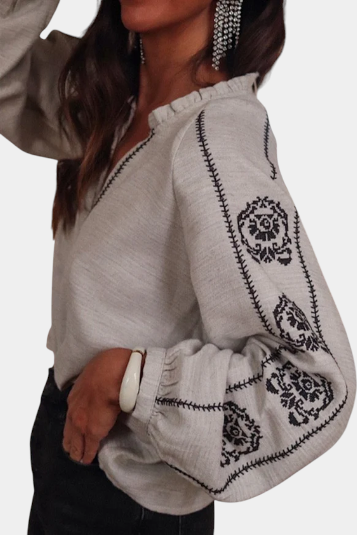 Amara | Top de mezcla de lino