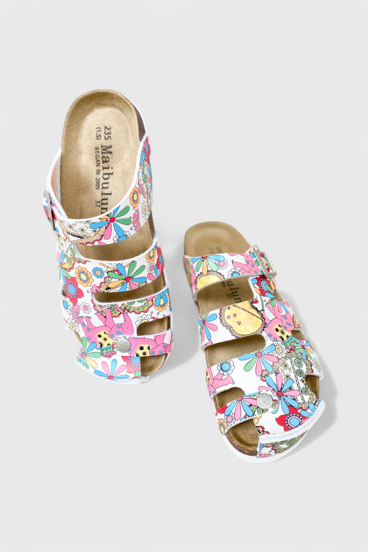 Anna | Zuecos Isolde con Hebilla de Corcho