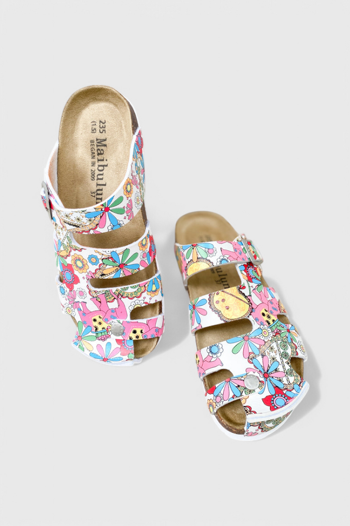 Anna | Zuecos Isolde con Hebilla de Corcho