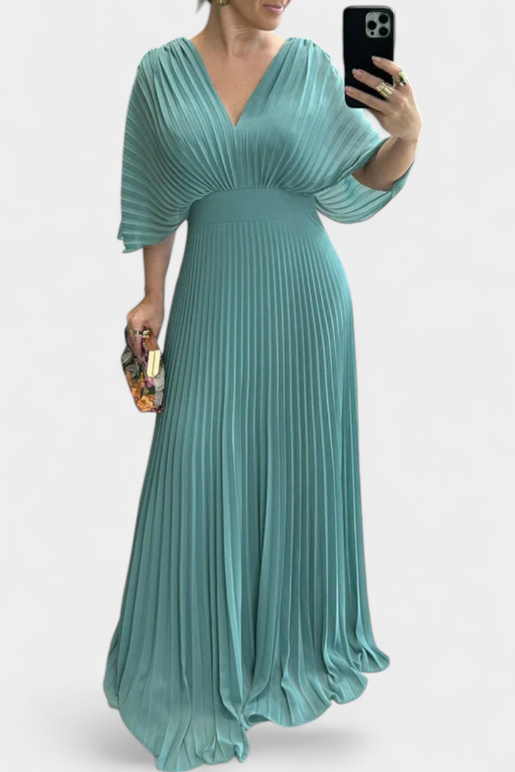 Odele | Vestido Plisado Fluido y Favorecedor