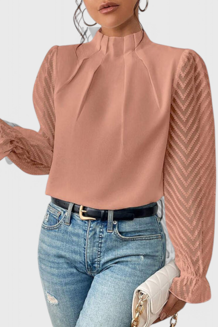 Helga | Blusa de Manga Larga Náutica