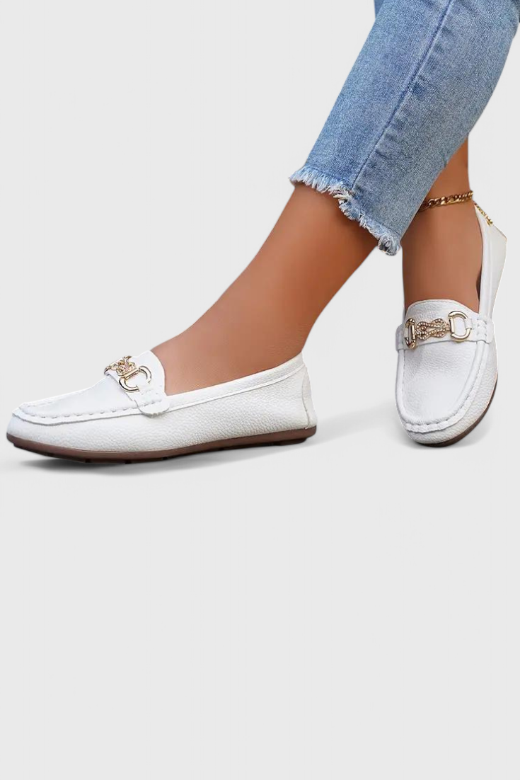 Odette | Mocasines Clásicos de Cuero