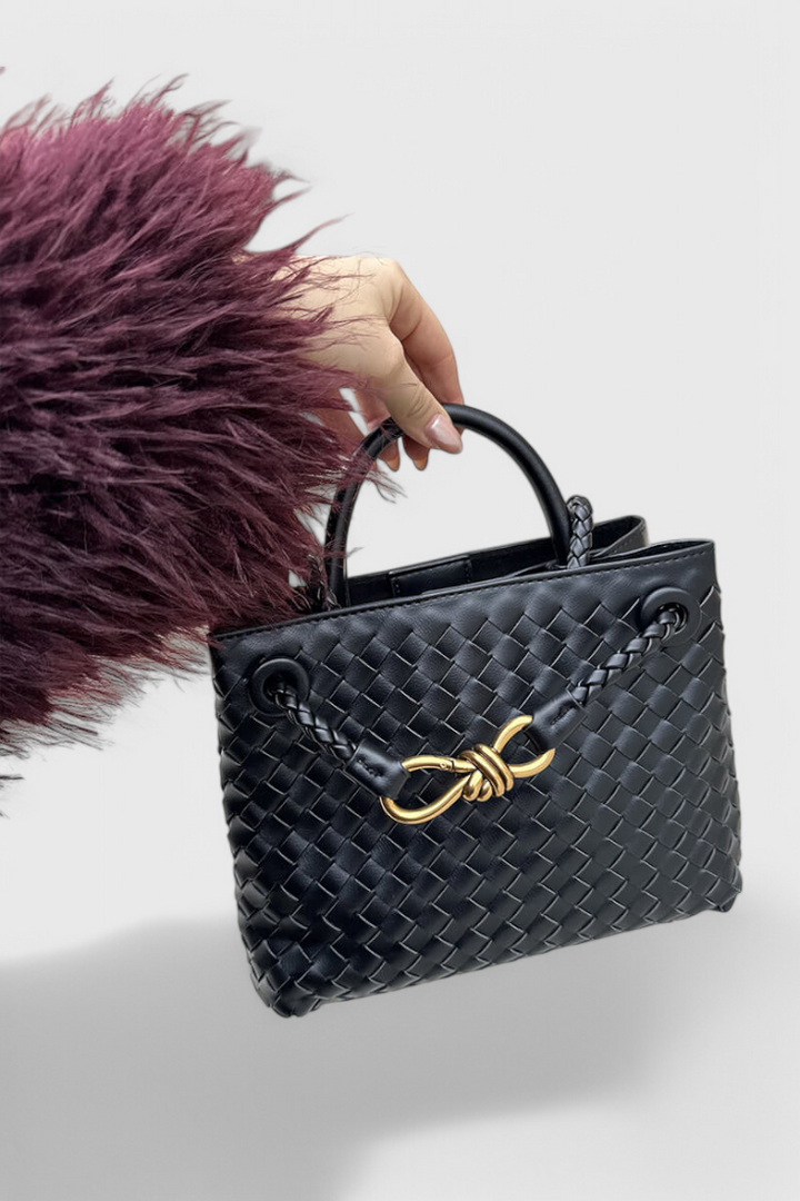 Mary | Bolsa Diaria Tejida Índigo