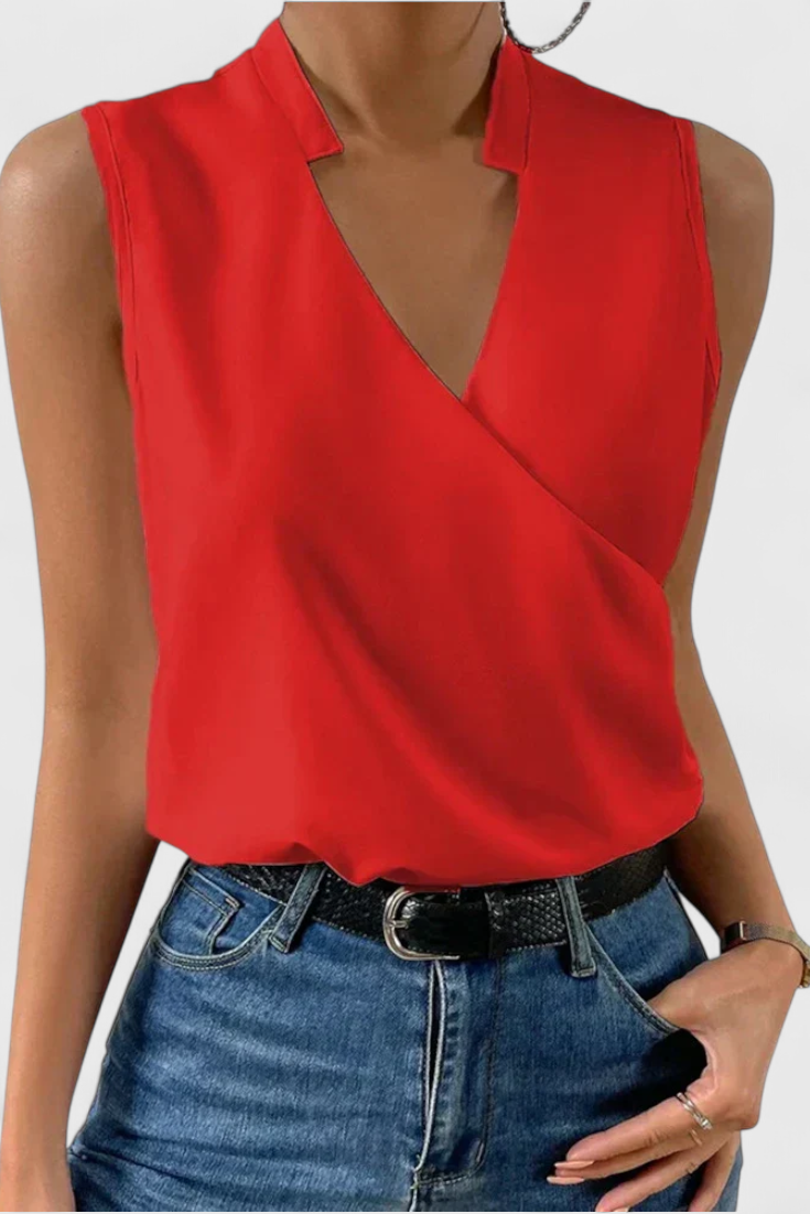 Yariela | Top Suave de Verano con Escote en V