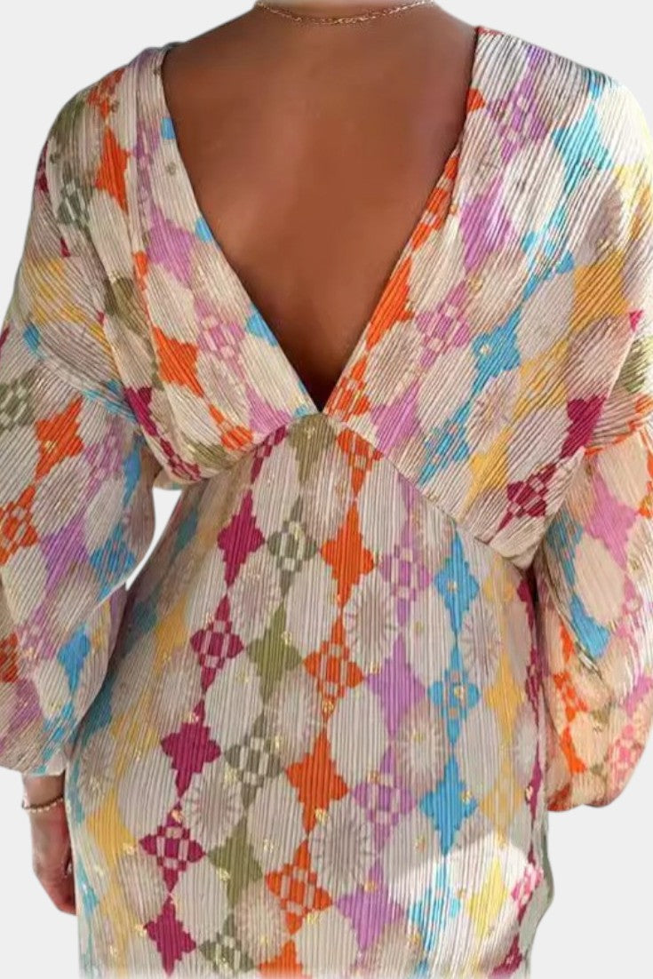 Shanice | Vestido Maxi Suelto de Rayas