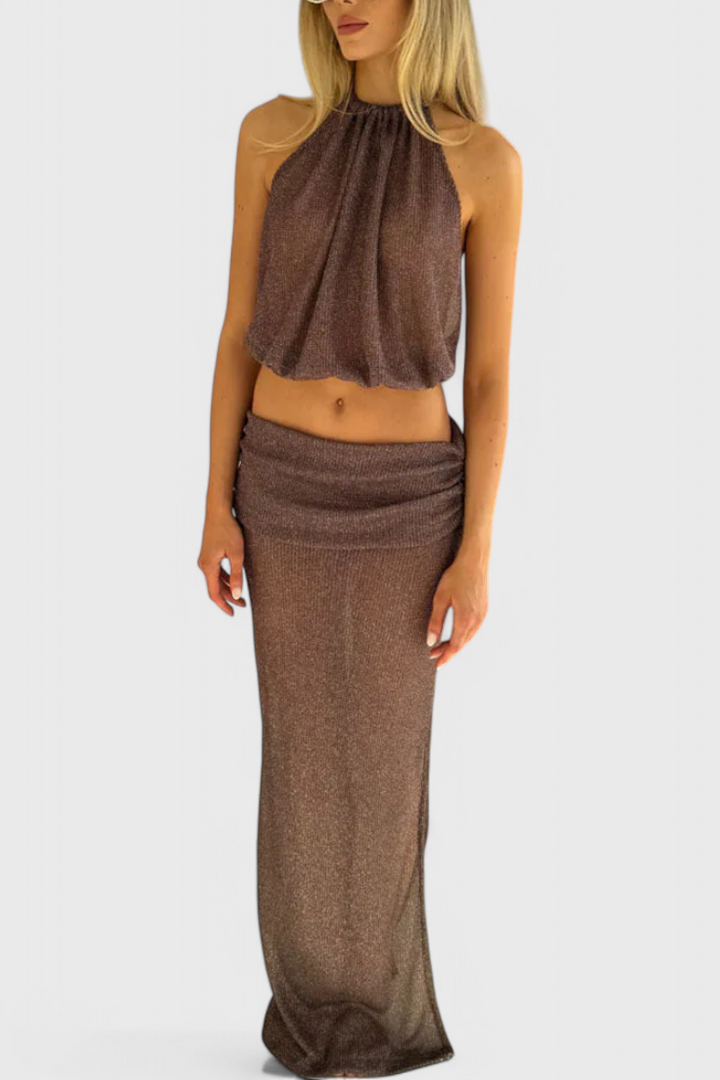 Zhenya | Conjunto Halter de Dos Piezas