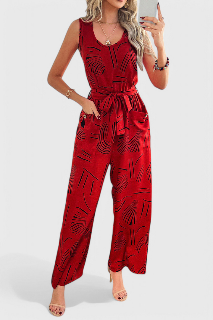 Alondra | Mono de Lino Sin Mangas