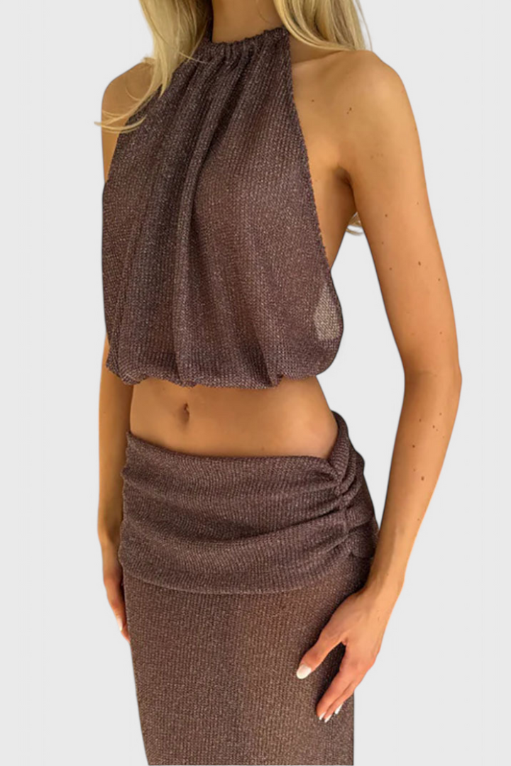 Zhenya | Conjunto Halter de Dos Piezas