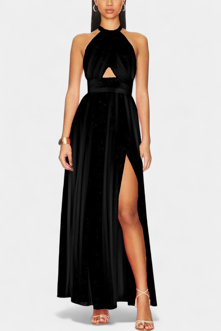 Jane | Vestido Largo Sin Espalda para Días de Sol