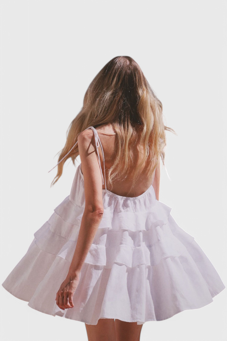 Vianey | Vestido Mini Sin Espalda