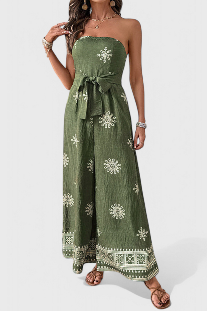 Zanele | Mono Impreso Sin Mangas