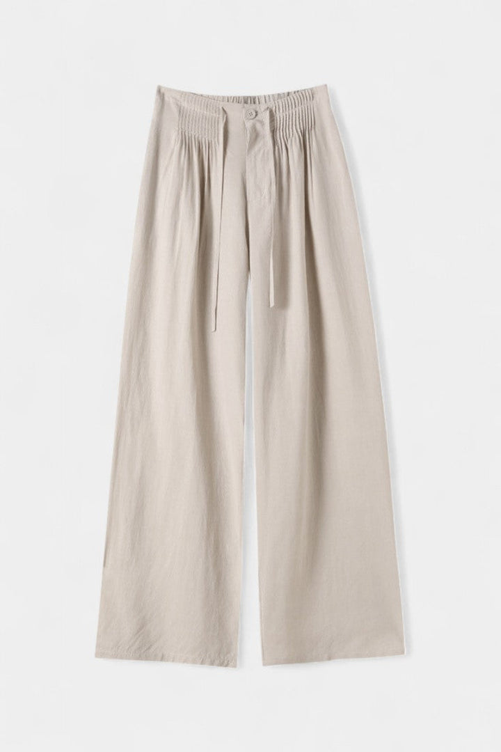 Ilyana | Pantalones de Cintura Alta y Pierna Ancha