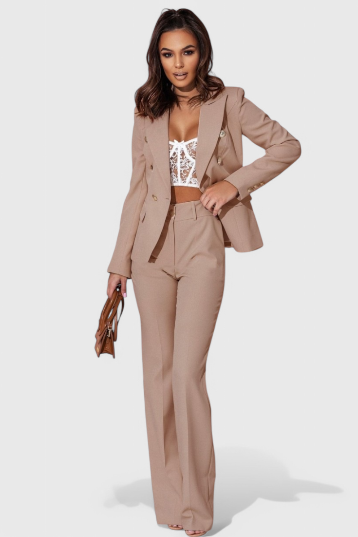 Rosalind | Conjunto de Blazer y Pantalones Elegante