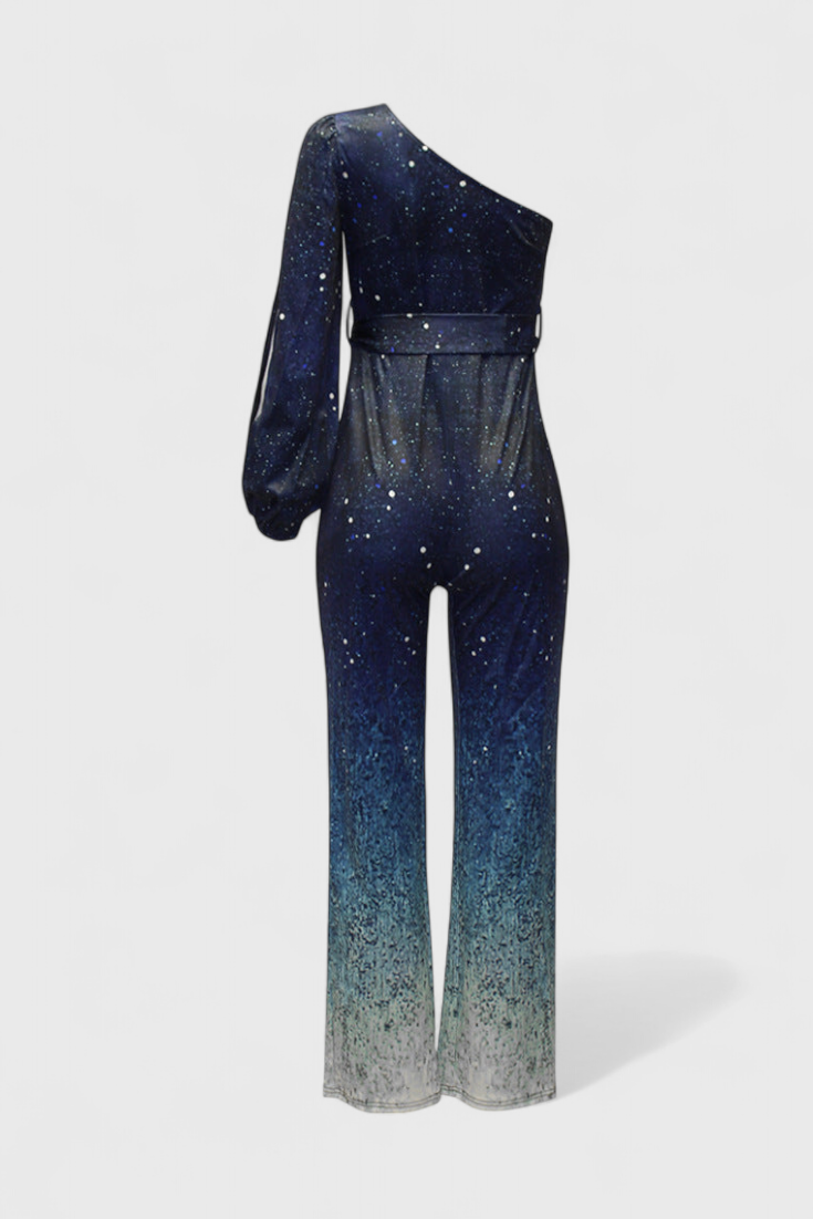 Cintia | Mono Asimétrico con Brillos Degradados