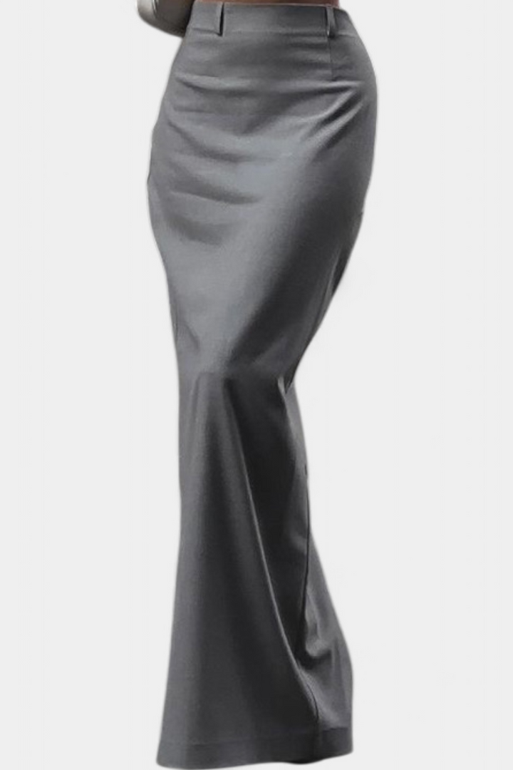 Sherrie | Falda de Tiro Alto con Abertura Trasera