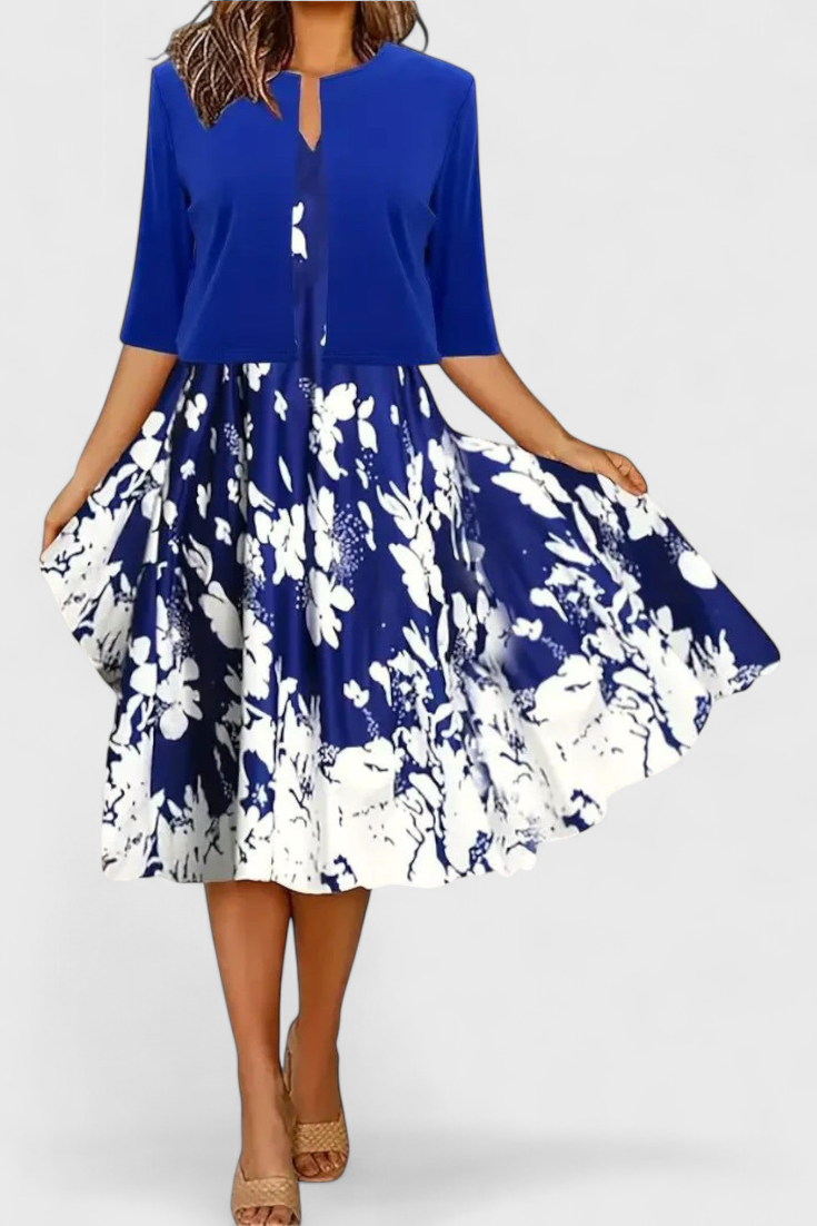 Estrella | Conjunto de Vestido Blazer Midi