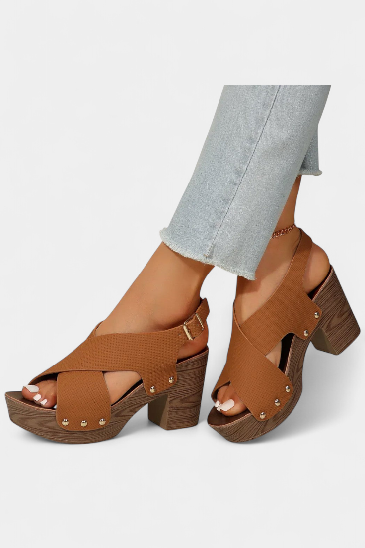 Onora | Sandalias de Plataforma Sonnenuntergang