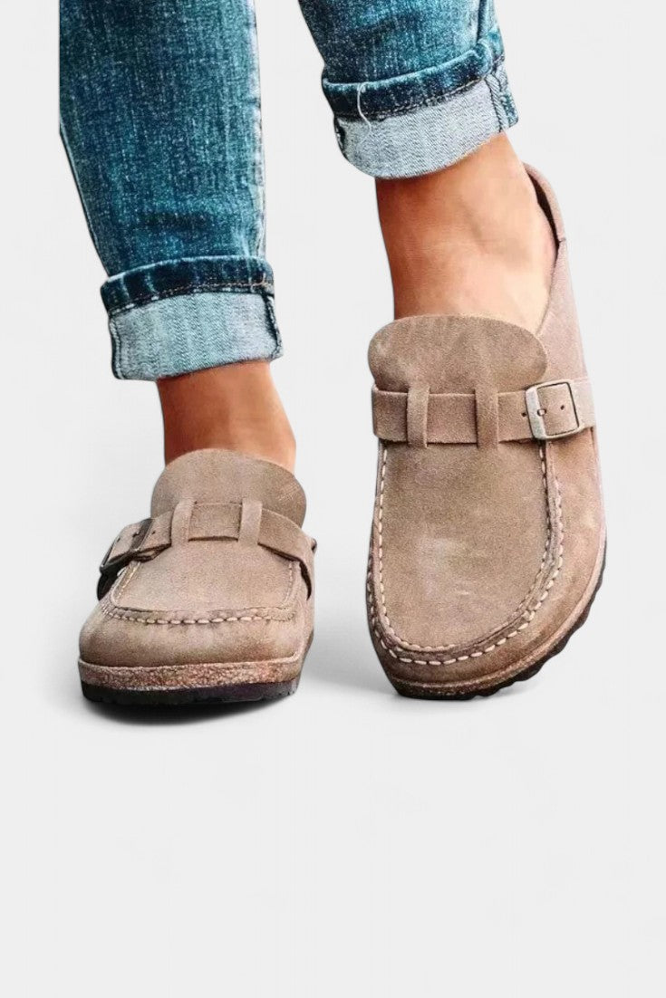 Floristra | Zuecos Clásicos de Ante