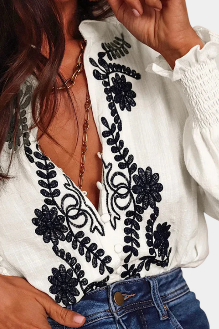 Mirjana | Blusa Sahara Petals