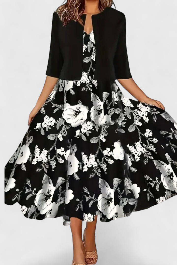 Estrella | Conjunto de Vestido Blazer Midi