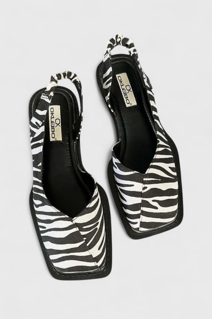 Cora | Zapatillas Acolchadas de Punta Cuadrada