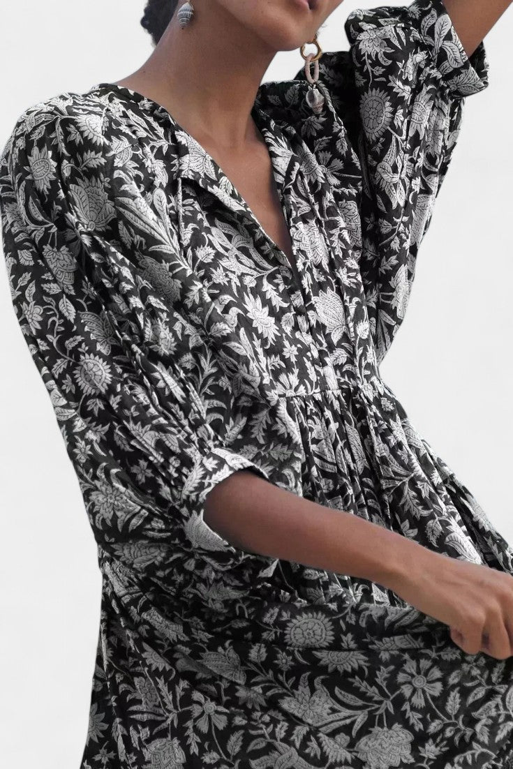 Daniela | Vestido Mini Boho Floral