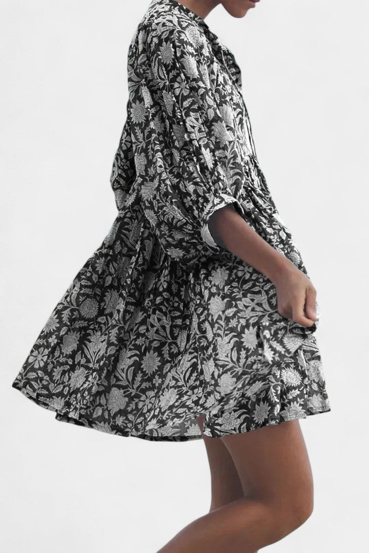 Daniela | Vestido Mini Boho Floral