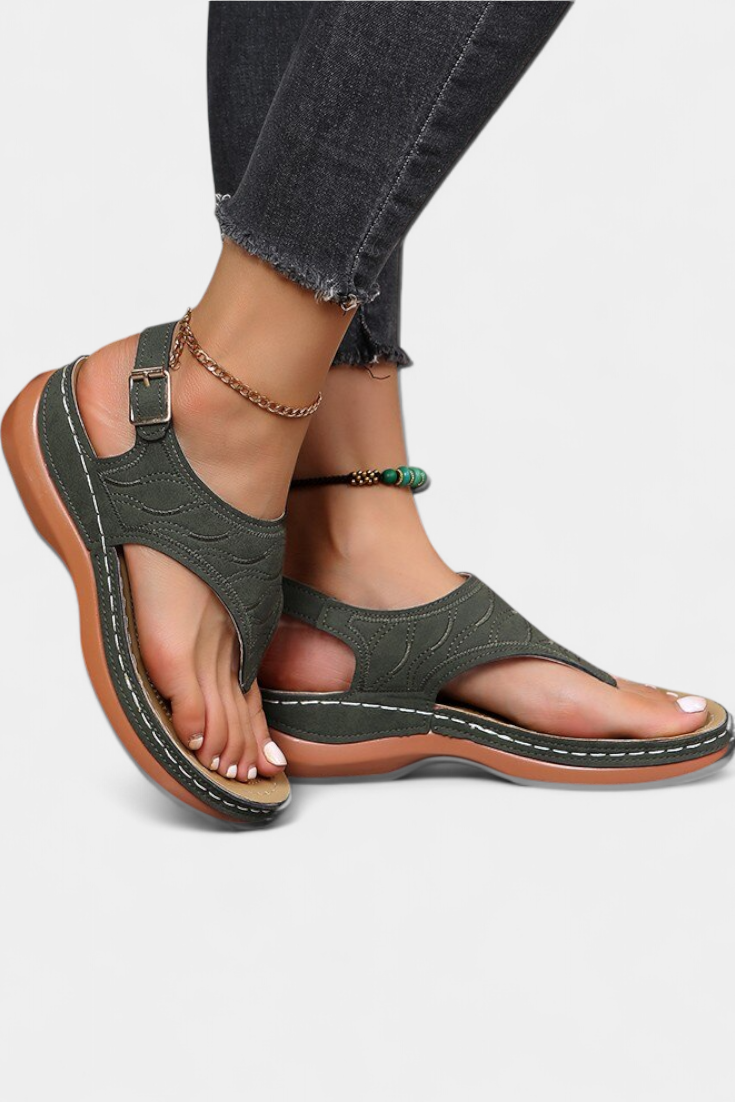 Cristina | Sandalias Ergonómicas con Plantilla Ortopédica