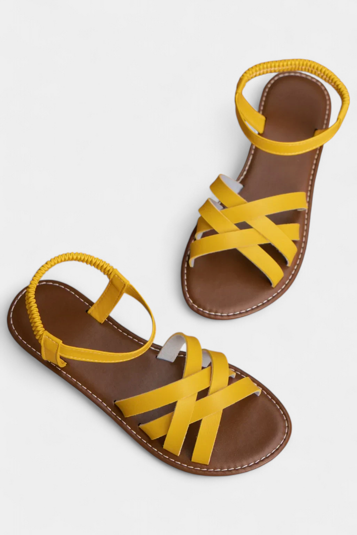 Romee | Sandalias Planas con Tiras y Comodidad Todo el Día