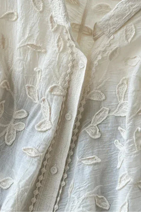 Prairie | Camisa de Encaje Bordado