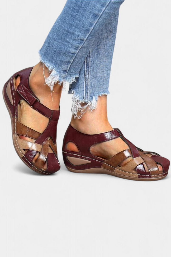 Alphie | Sandalias Ortopédicas Vintage de Confort Diario