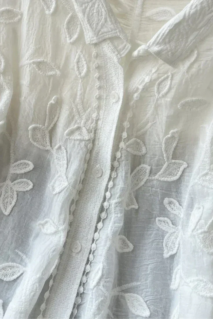 Prairie | Camisa de Encaje Bordado