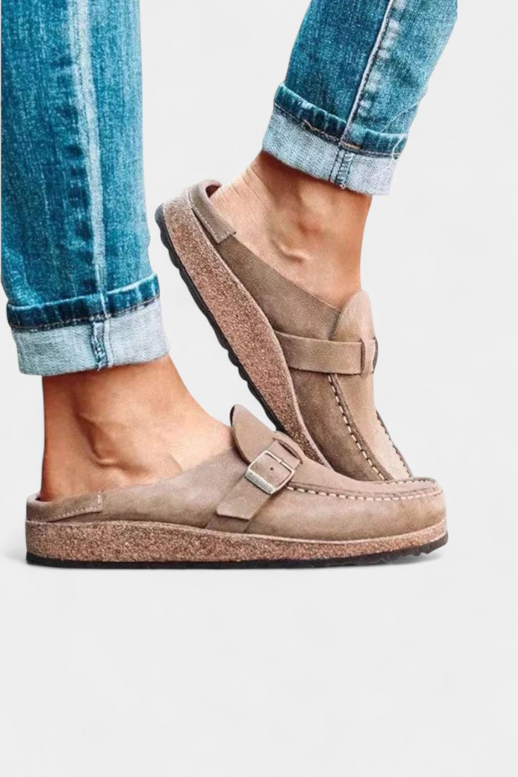 Floristra | Zuecos Clásicos de Ante