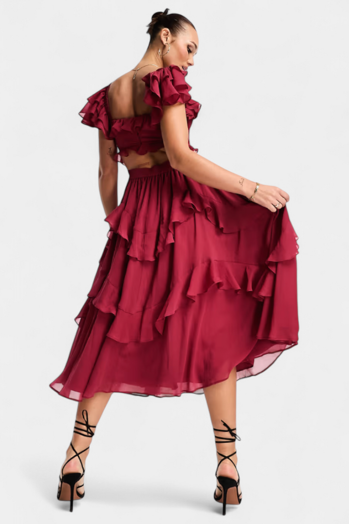 Natalie | Vestido Midi Radiante