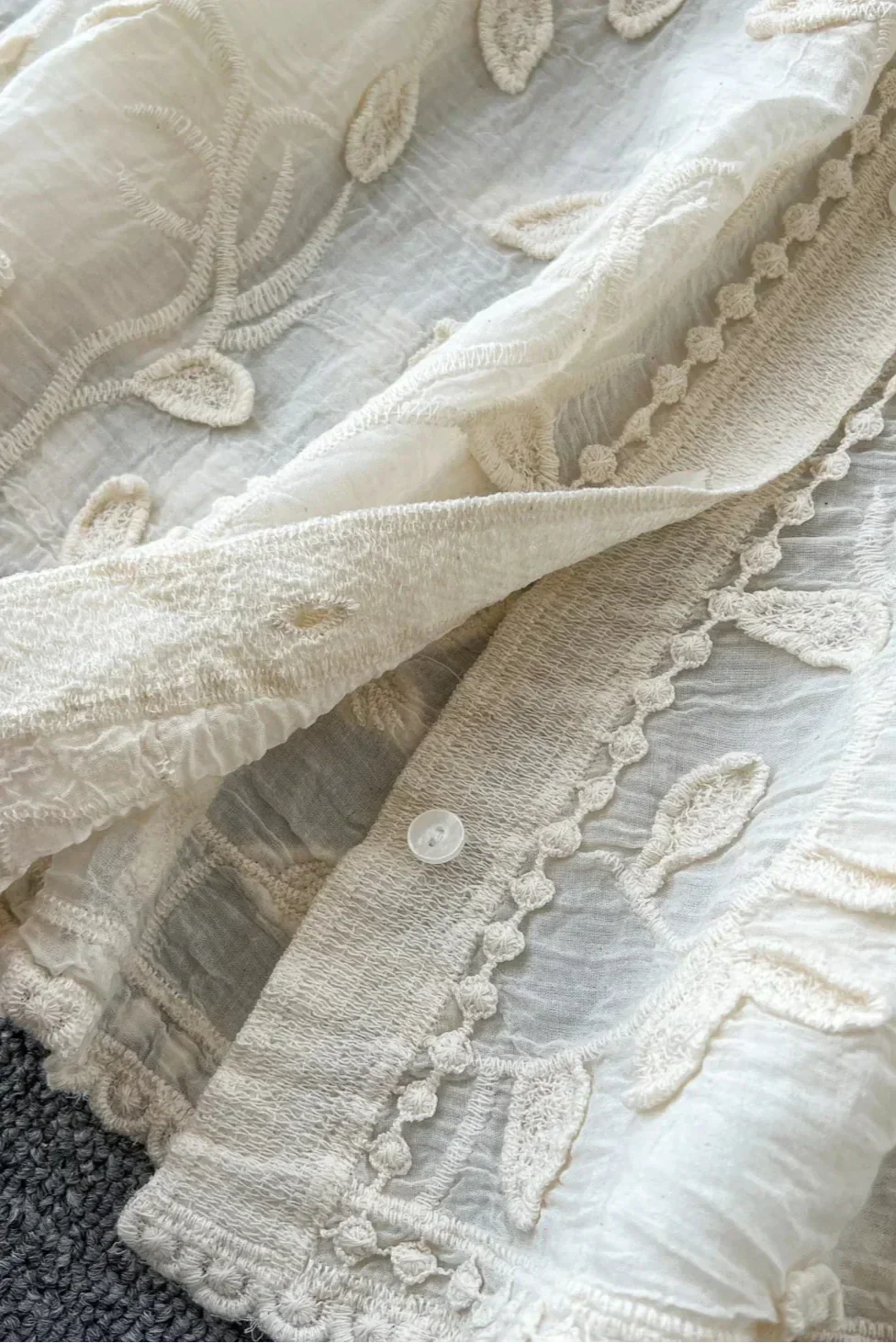 Prairie | Camisa de Encaje Bordado