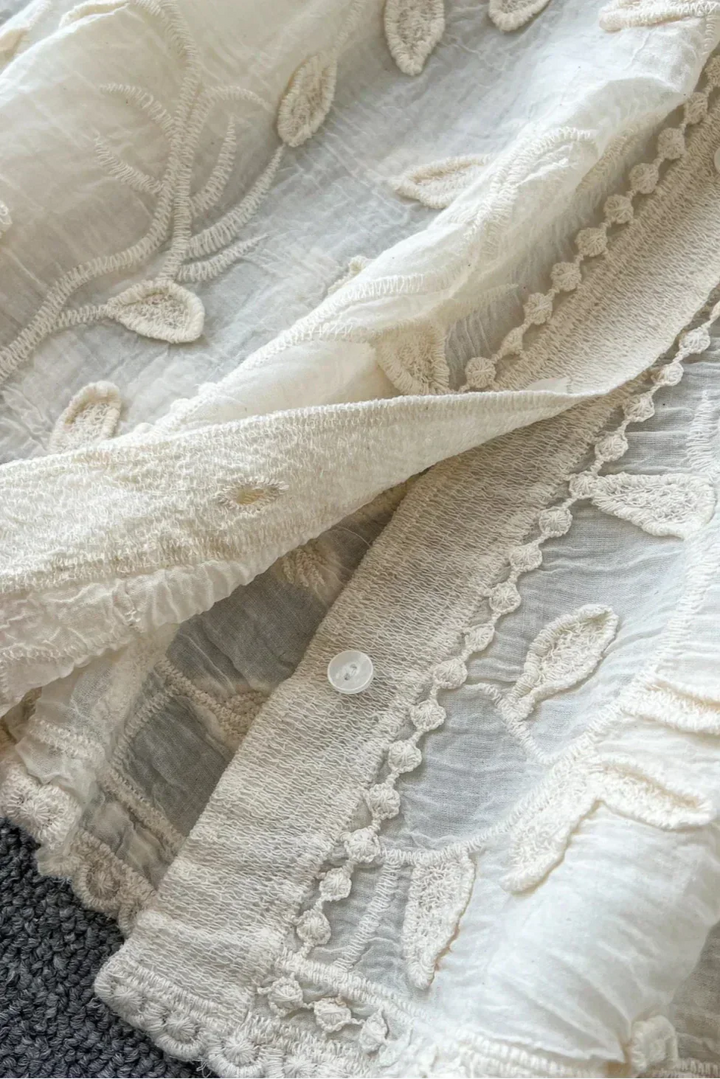 Prairie | Camisa de Encaje Bordado