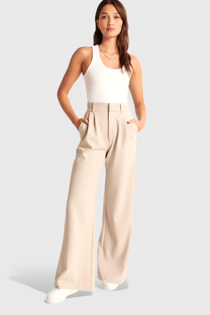 Tinashe | Pantalones Tailored de Pierna Ancha