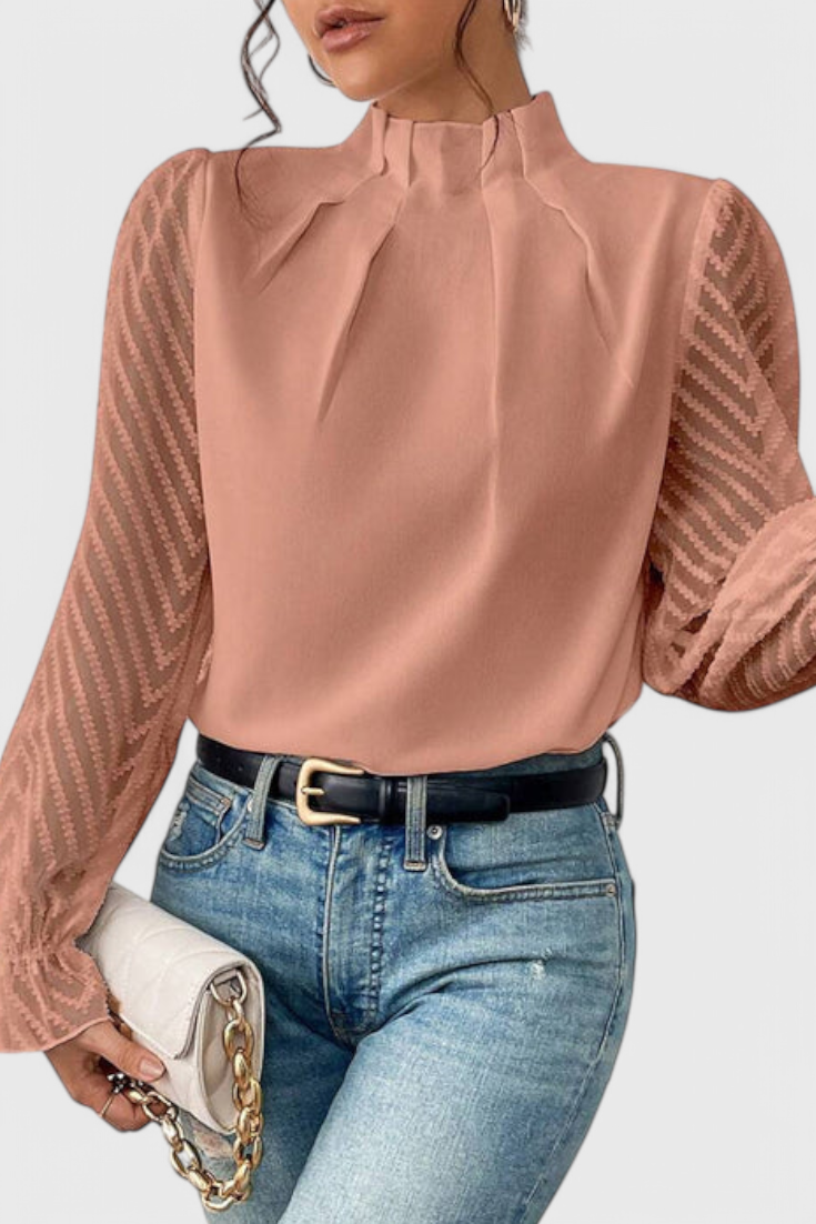 Helga | Blusa de Manga Larga Náutica