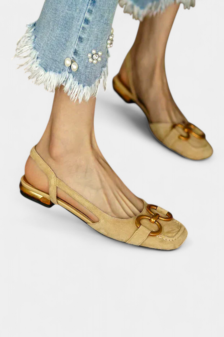 Alma | Mocasines Slingback con Punta Cuadrada