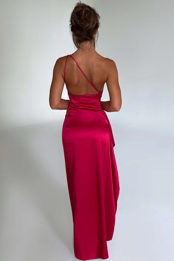 Emberly | Vestido Maxi de Un Solo Hombro