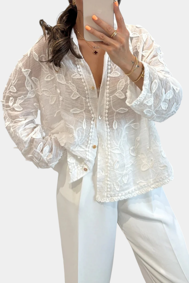 Prairie | Camisa de Encaje Bordado
